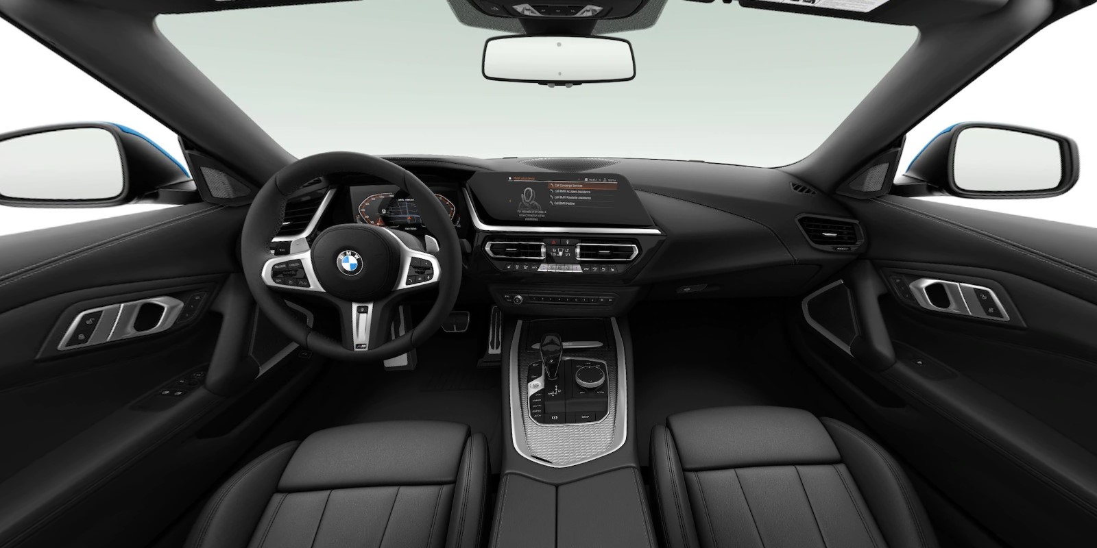 2020 BMW Z4 M40i Black Interior Front Dashboard Picture 2020 BMW Z4 M40i Black Interior Front Dashboard Picture